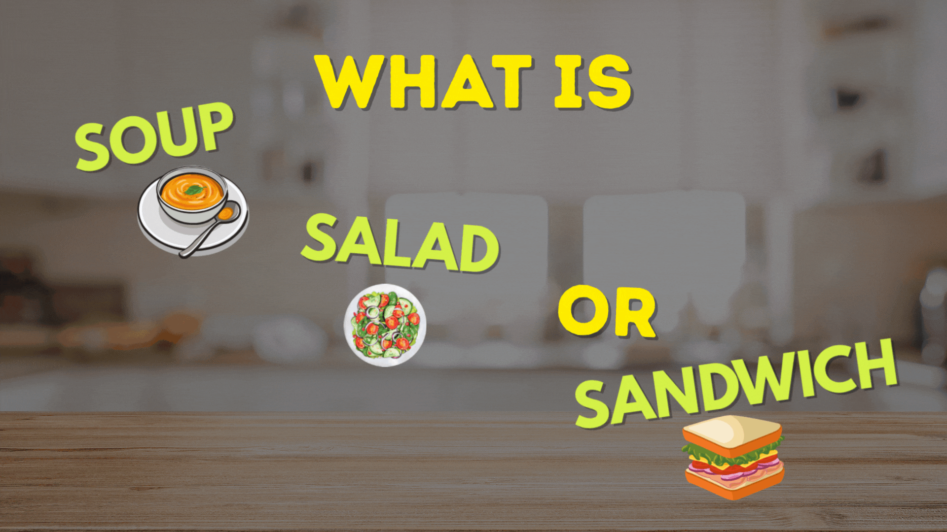 150 Soup Salad or Sandwich Slides + Organizer Printable