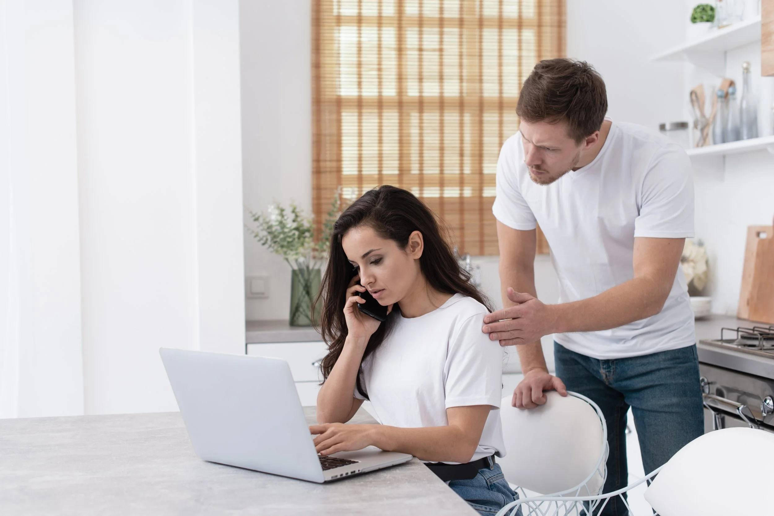Person feeling emotionally distant in a relationship due to PTSD symptoms.
