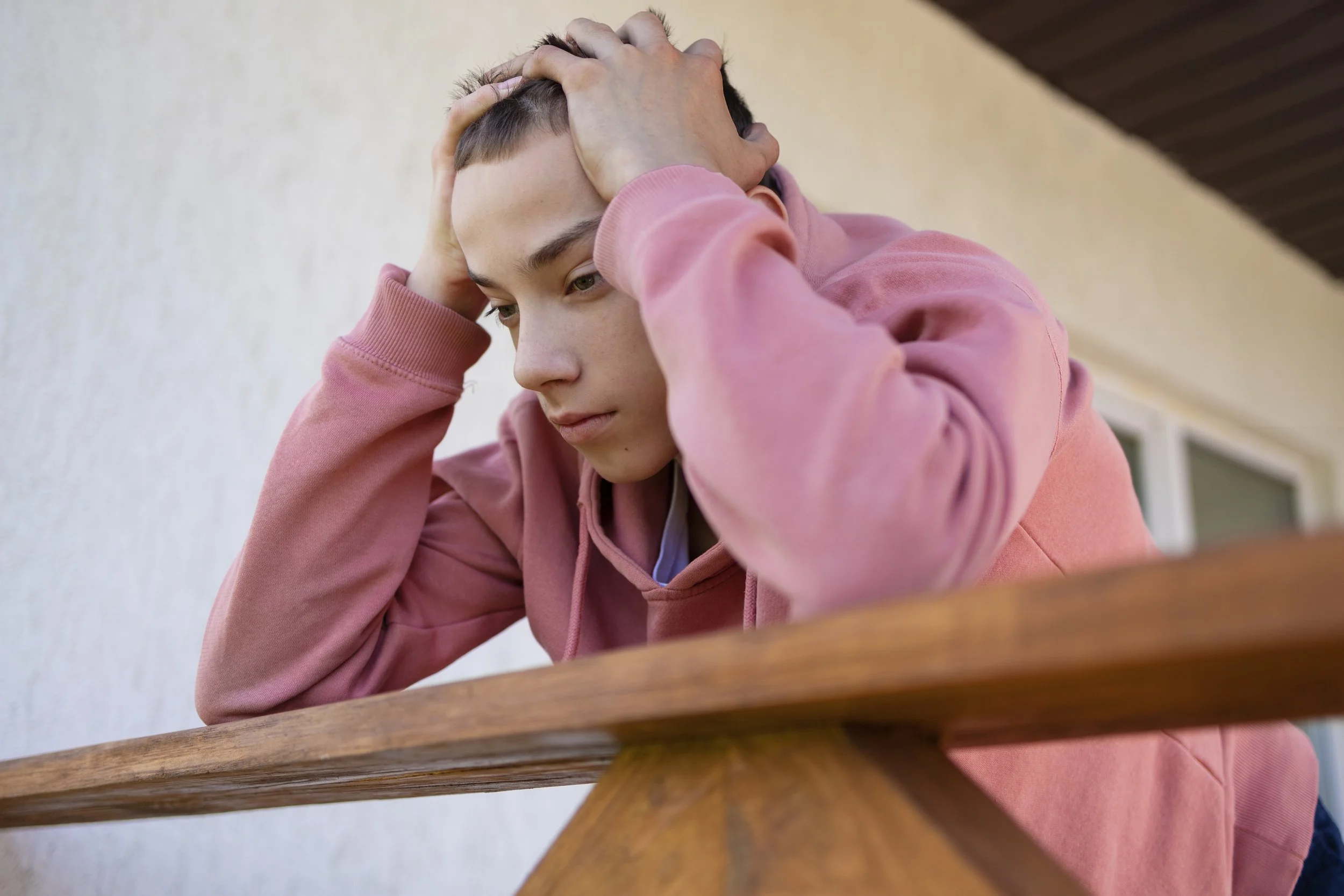 Student feeling overwhelmed by schoolwork and anxiety.