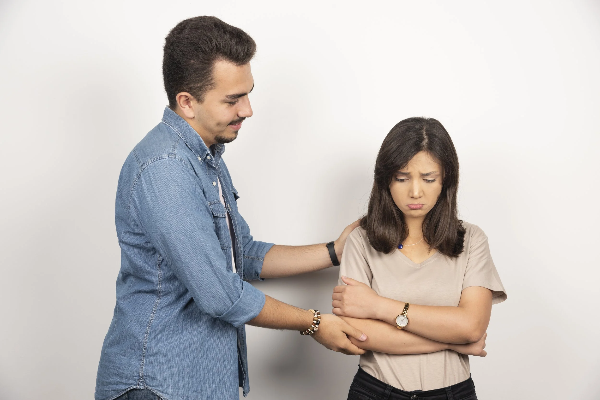 Person feeling overwhelmed and struggling with emotional stress.