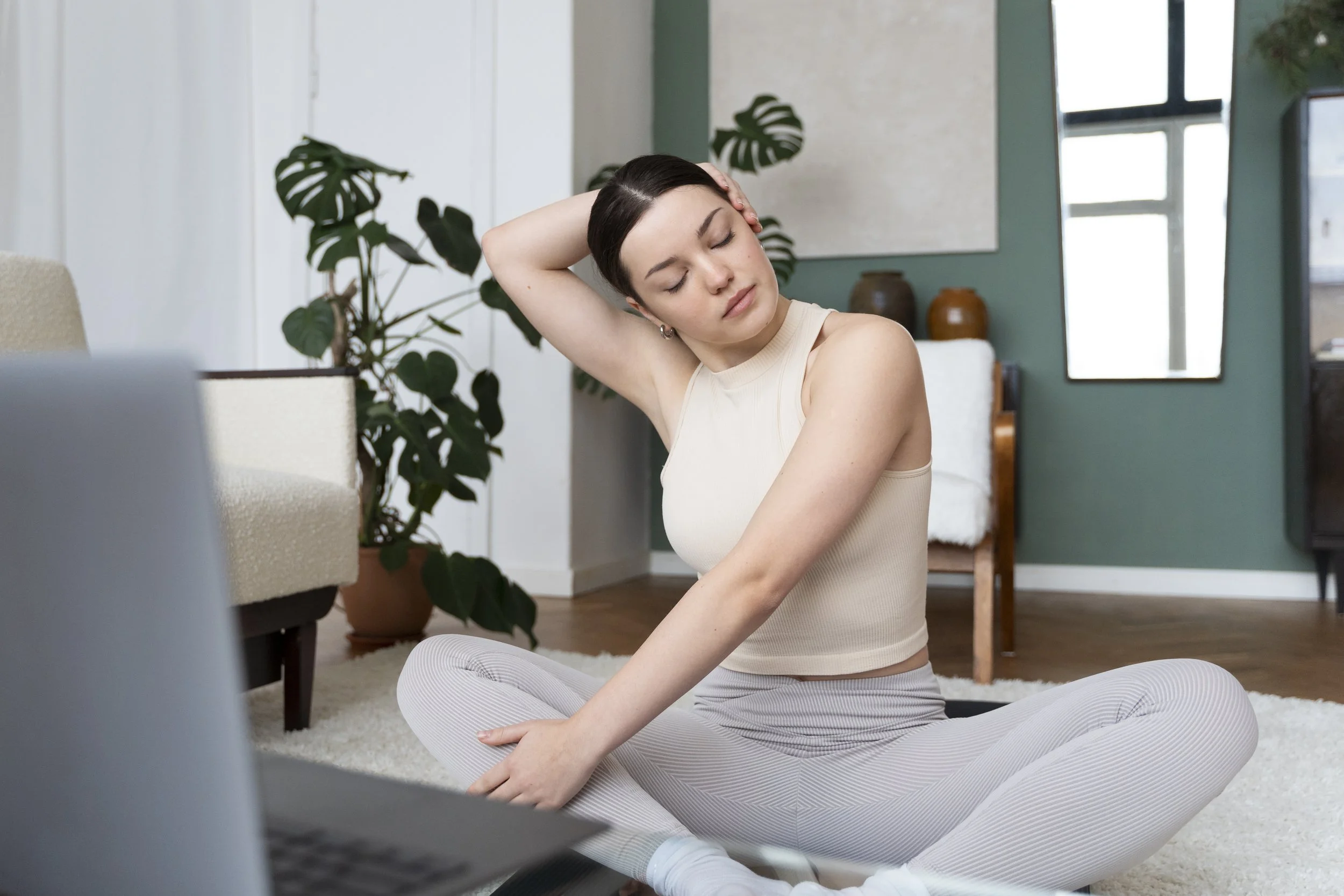 Person practicing self care to support mental health and emotional balance