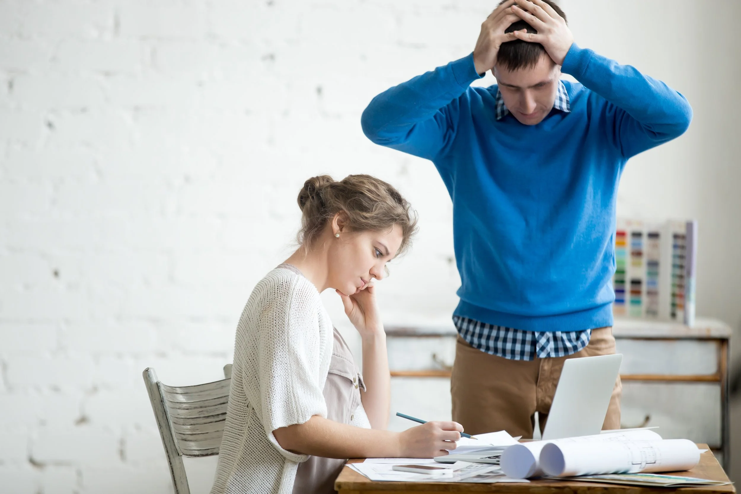 Person feeling mentally exhausted from trying to keep up with daily demands and expectations.