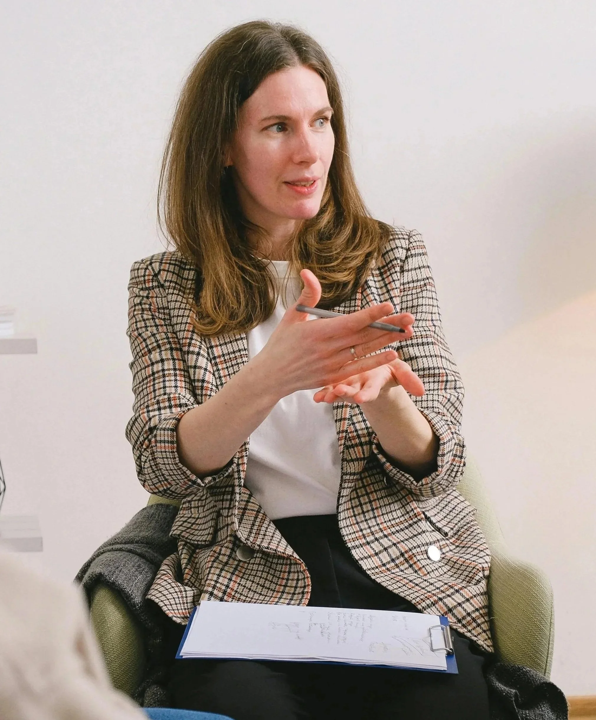 Emotional support offered through professional therapy and counseling