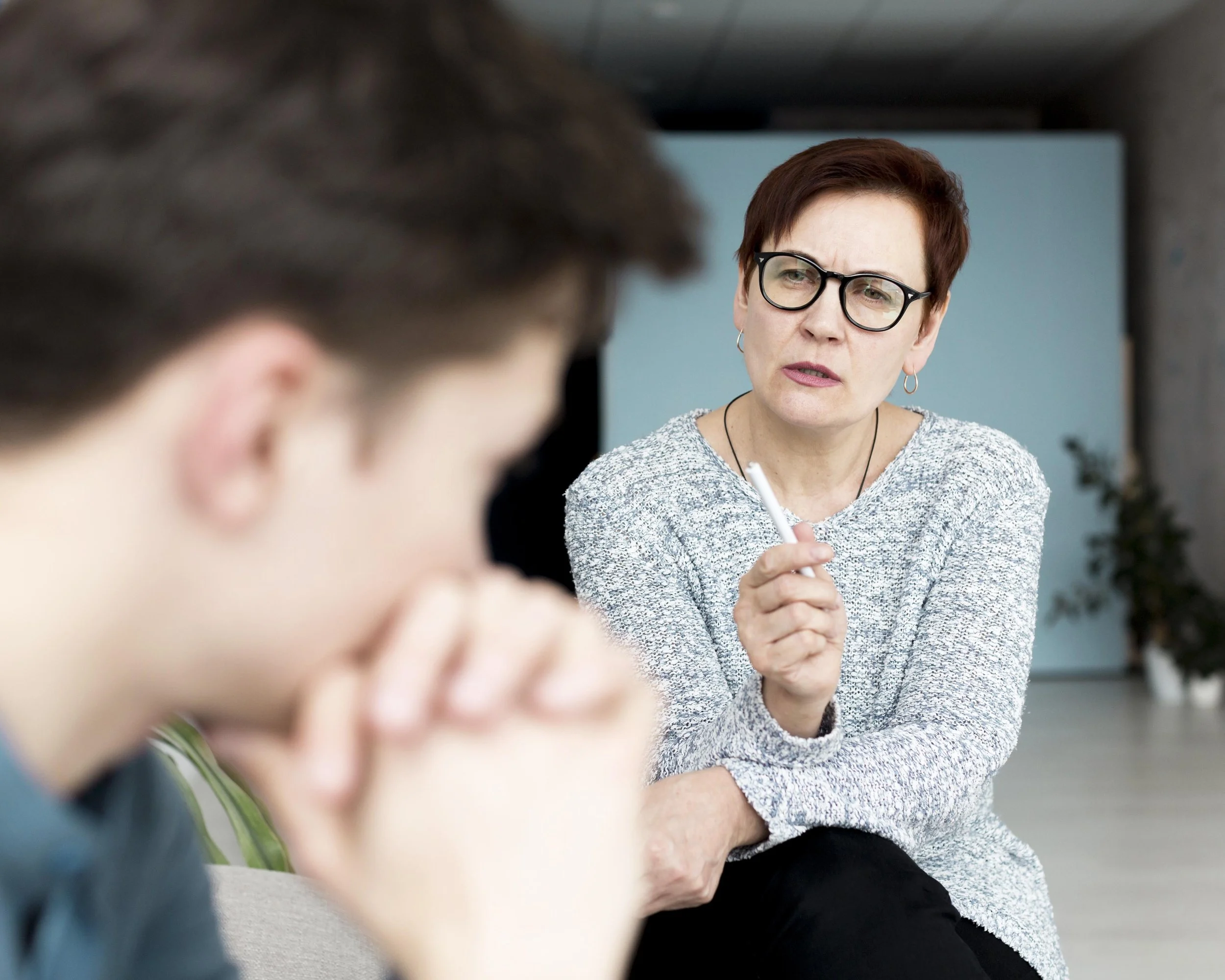 Person exploring different therapy options to find the best treatment for anxiety.