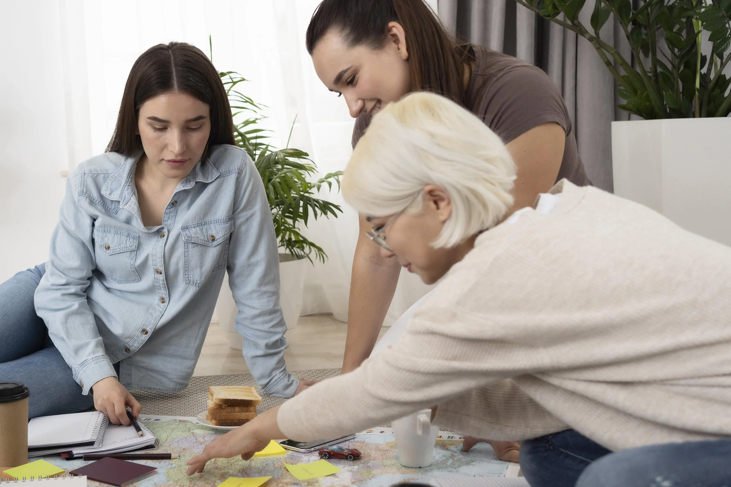 Woman taking a quiet moment to cope with stress and emotional overload.