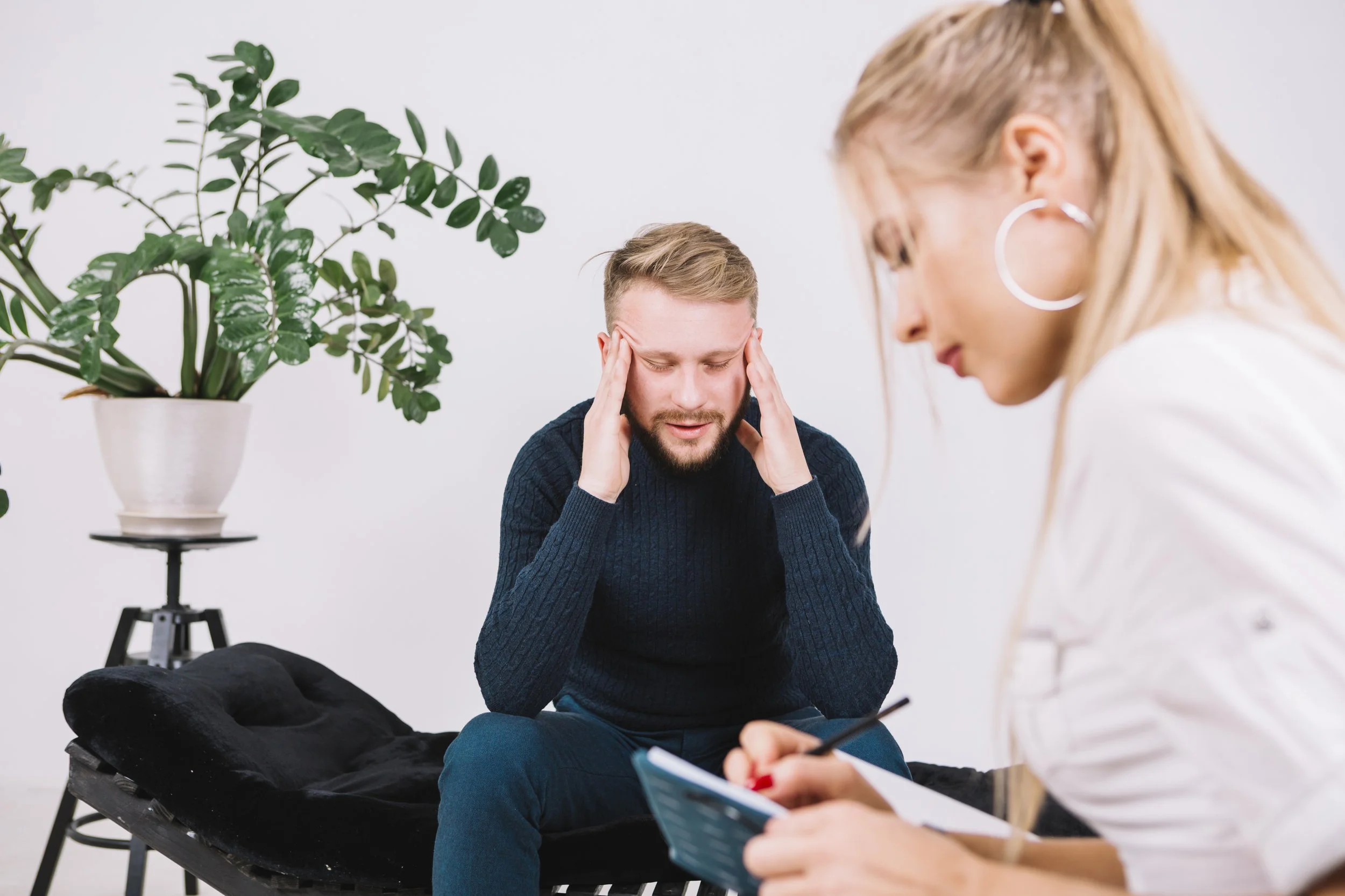 Person with ADHD experiencing emotional overwhelm and difficulty regulating reactions.