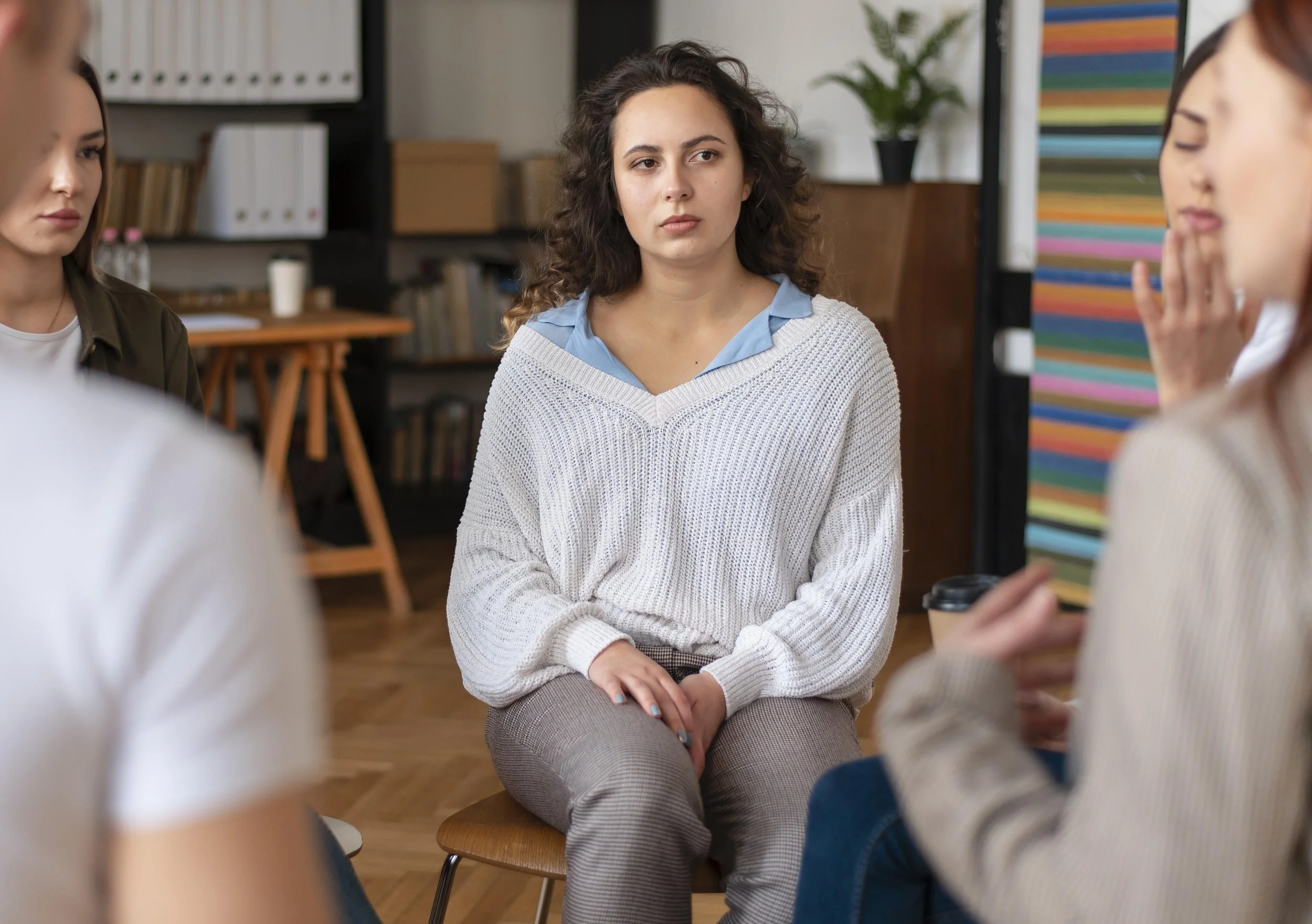 Adult feeling less overwhelmed after building structured routines for ADHD management.