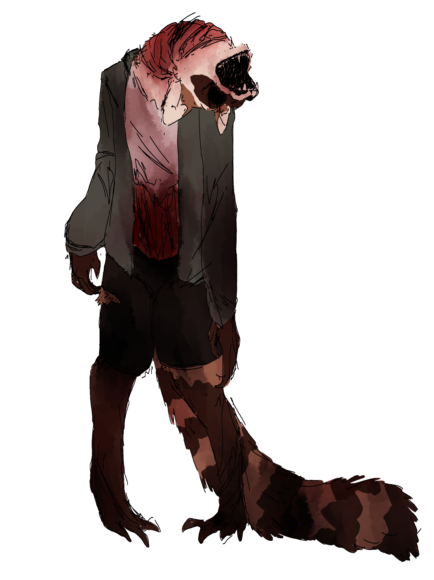 Raccoon ghoul design - 2023