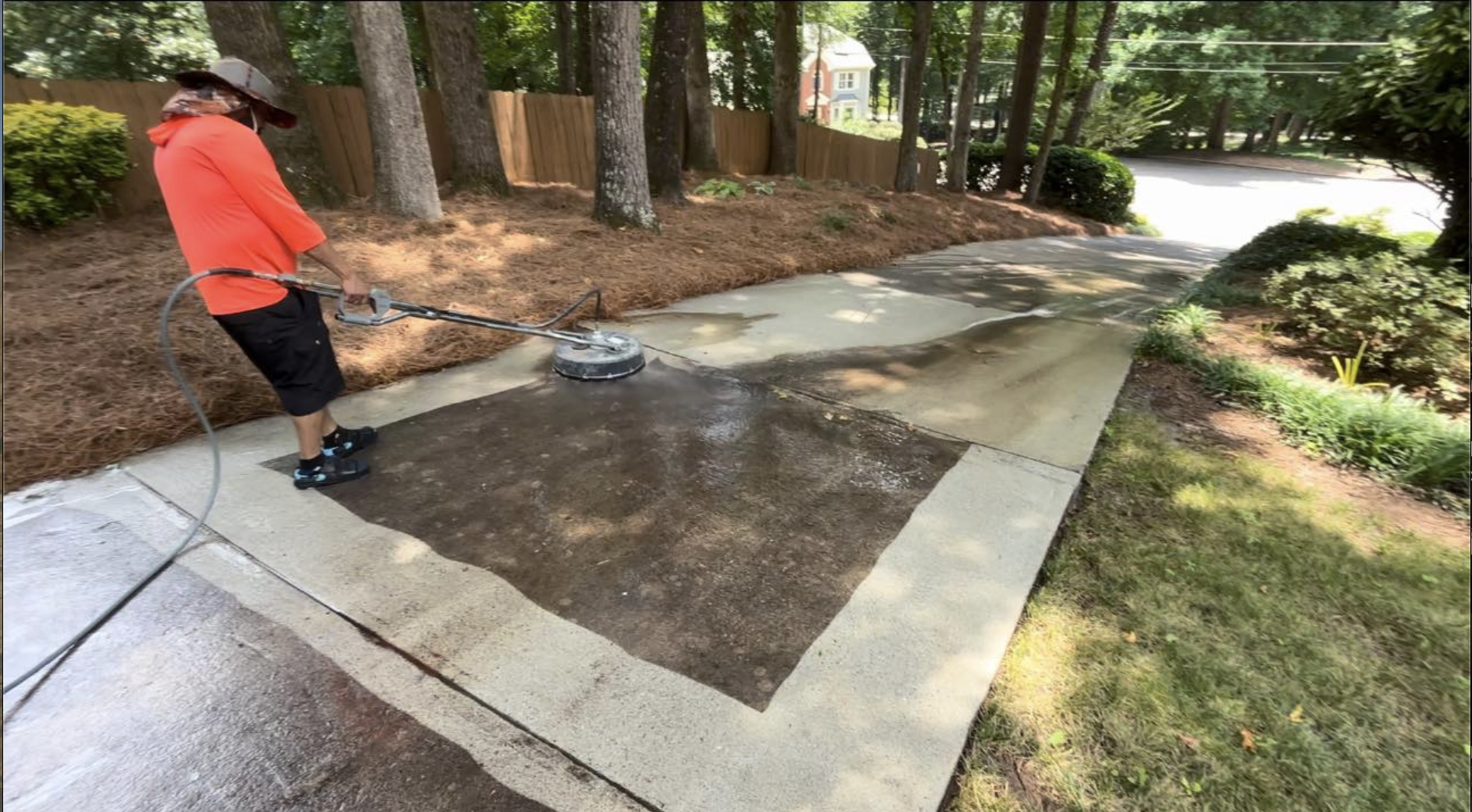 Jordan did an excellent job pressure washing my house and driveway! Everything looks so clean and fresh — like new again. He was professional, punctual, and very thorough with his work. You can tell he takes pride in what he does. I’m extremely happy