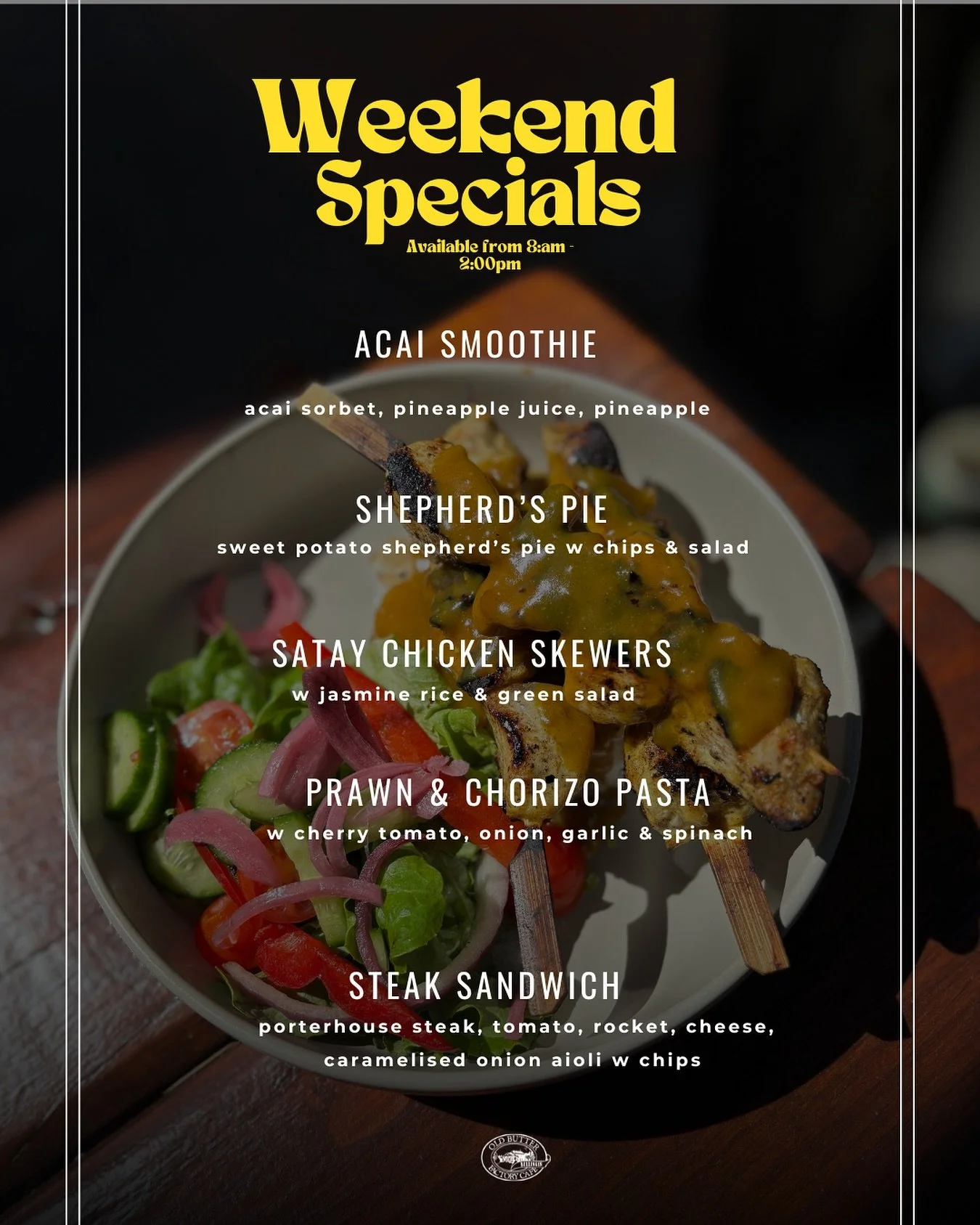 Sundy&rsquo; specials have hit the board 🫶

#bellingeneats #oldbutterfactorycafe