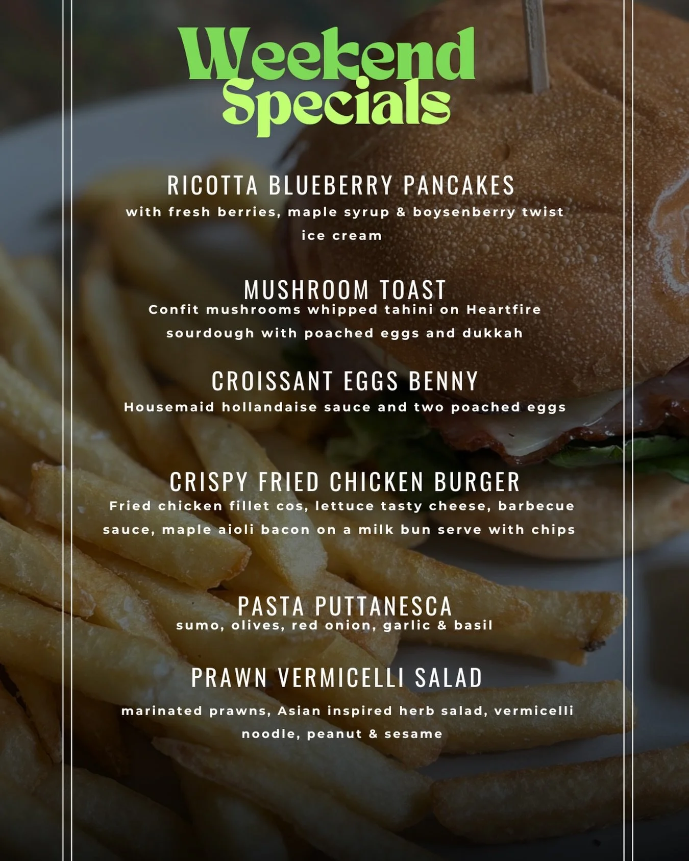 Sunday specials have hit the board🌞

Come see us from 8am - 3pm. 

#bellingeneats #oldbutterfactorycafe