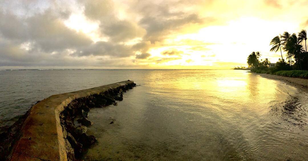A pretty little Happy Christmas Eve sunset.