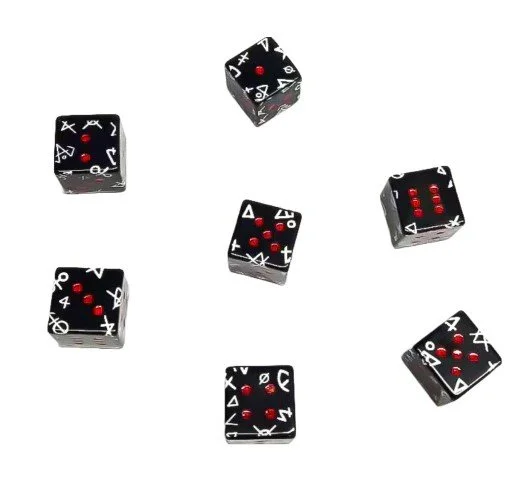 Cult of the Lamb D6, for "Knucklebones" dice game. Created for Massive Monster/Devolver Digital with Level Up Dice