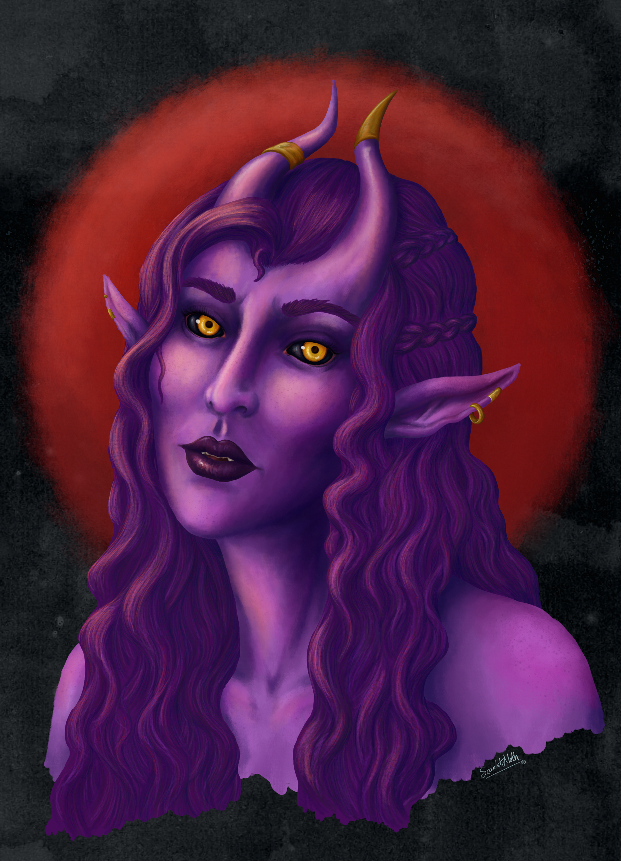 "Lyra", digital illustration. 2022