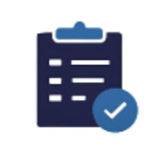 Icon representing improved audit and compliance outcomes through structured QA/QC processes.