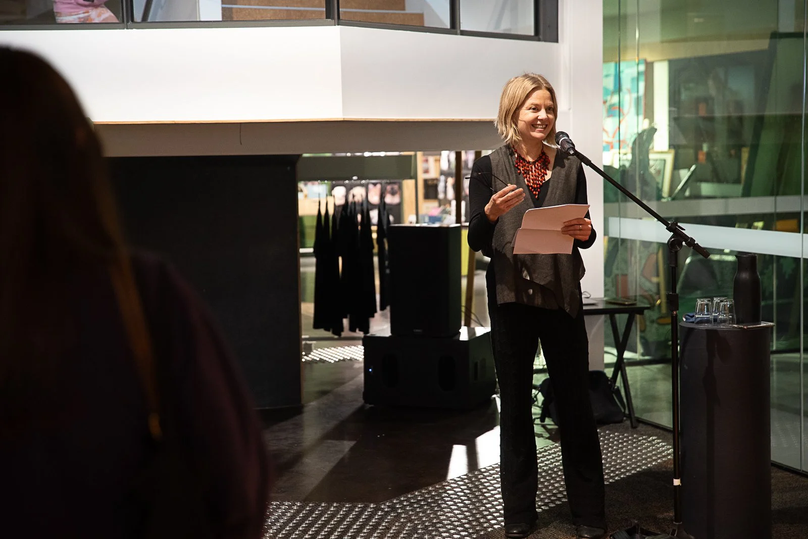 Gretel Taylor, curator's introduction at ngurrak-al marram-u opening