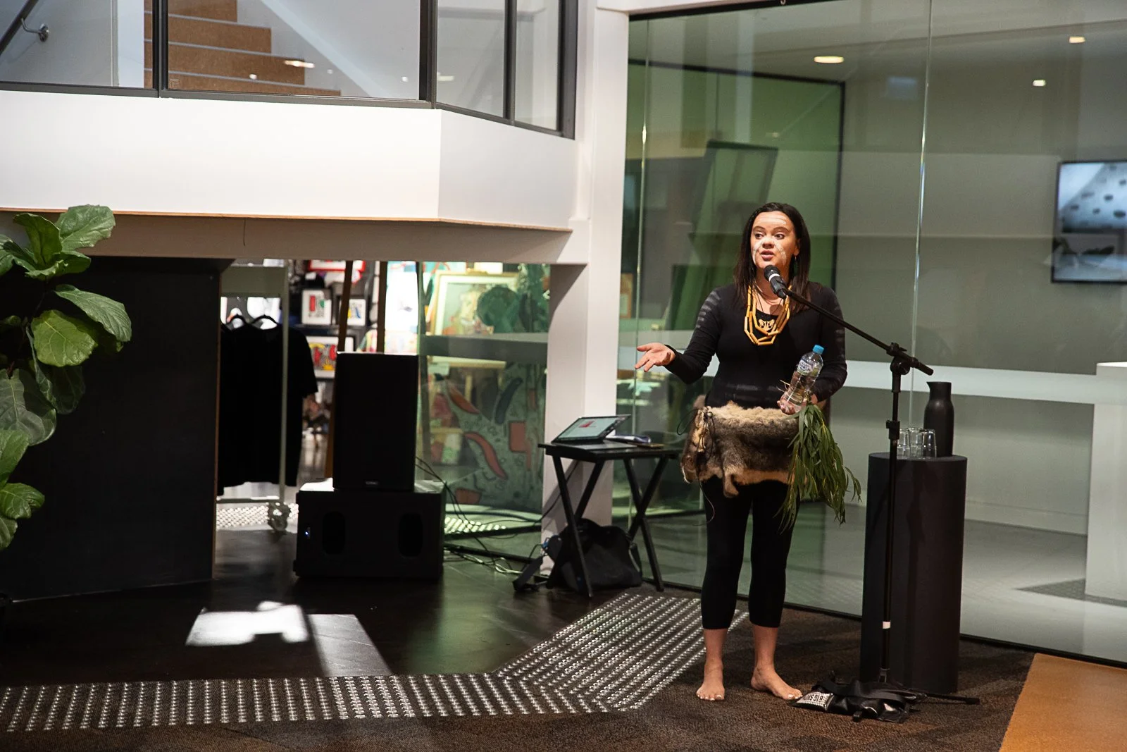 Stacie Piper (Wurundjeri)
Welcome to Country at ngurrak-al marram-u opening
