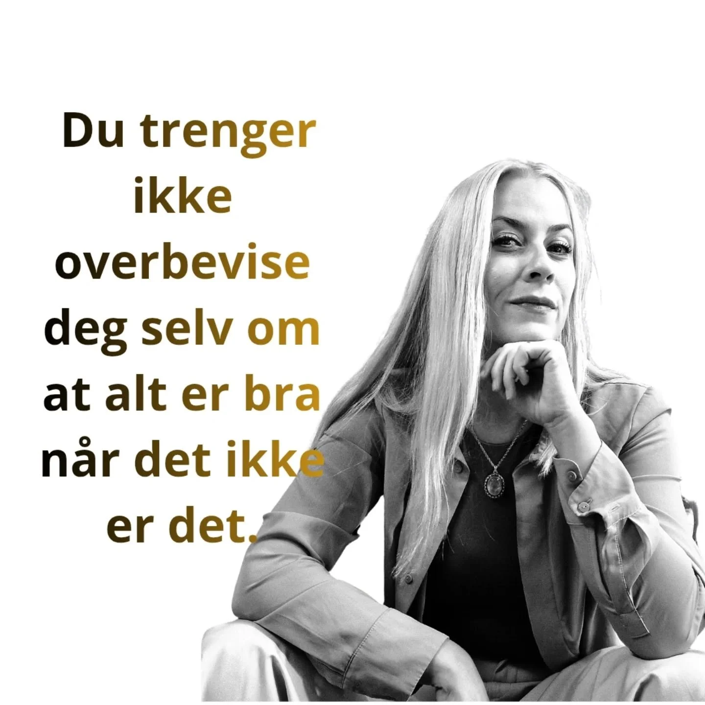 Det er ikke alltid livet er s&aring; lett, ikke alltid det f&oslash;les ok &aring; v&aelig;re menneske. Istedenfor &aring; pr&oslash;ve &aring; fikse, v&aelig;re noe du ikke er, ta p&aring; en maske. S&aring; gi deg selv muligheten til &aring; finne 