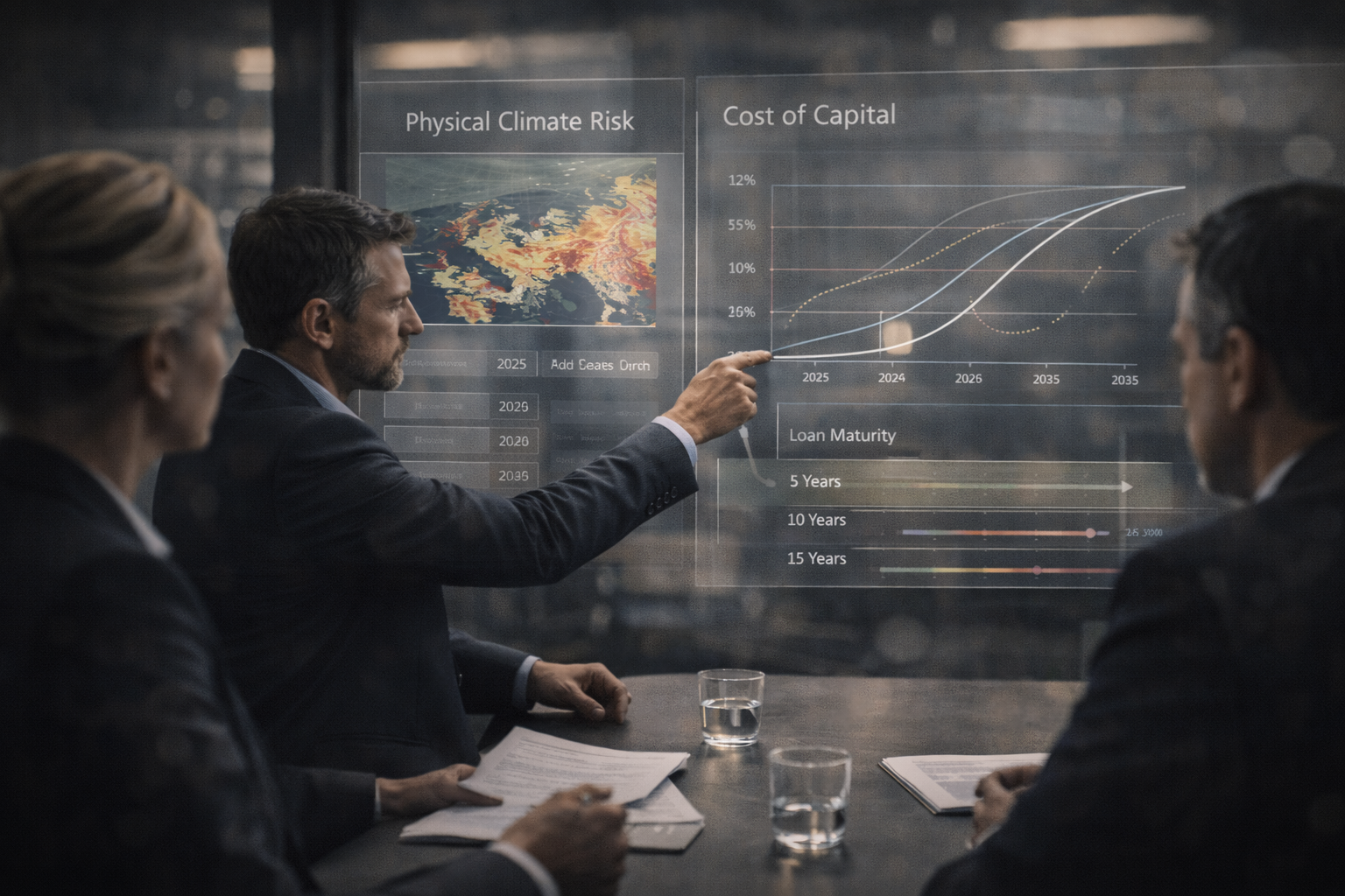 When climate risk enters the cost of capital