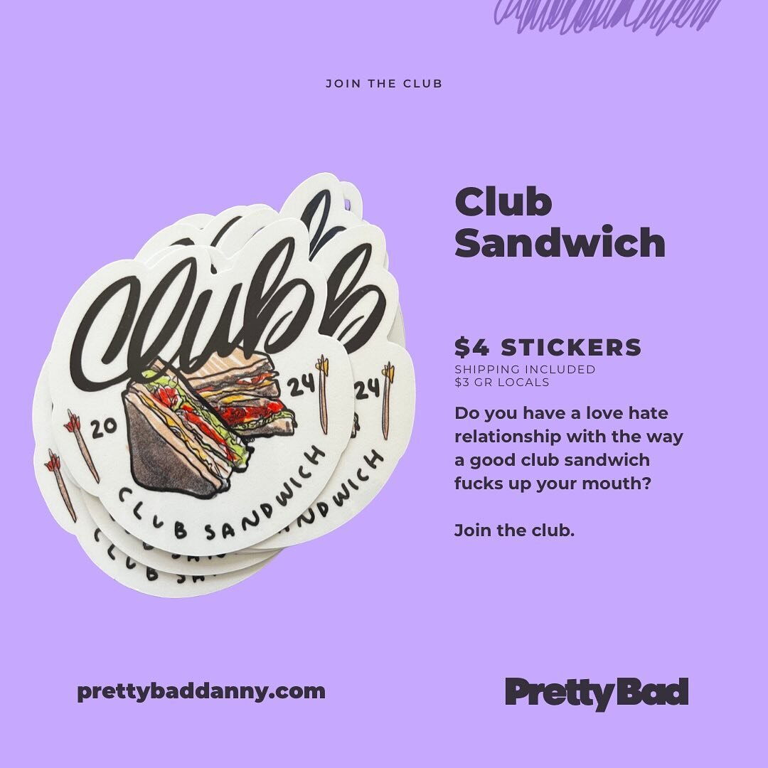 🥪 what are you putting on your club?