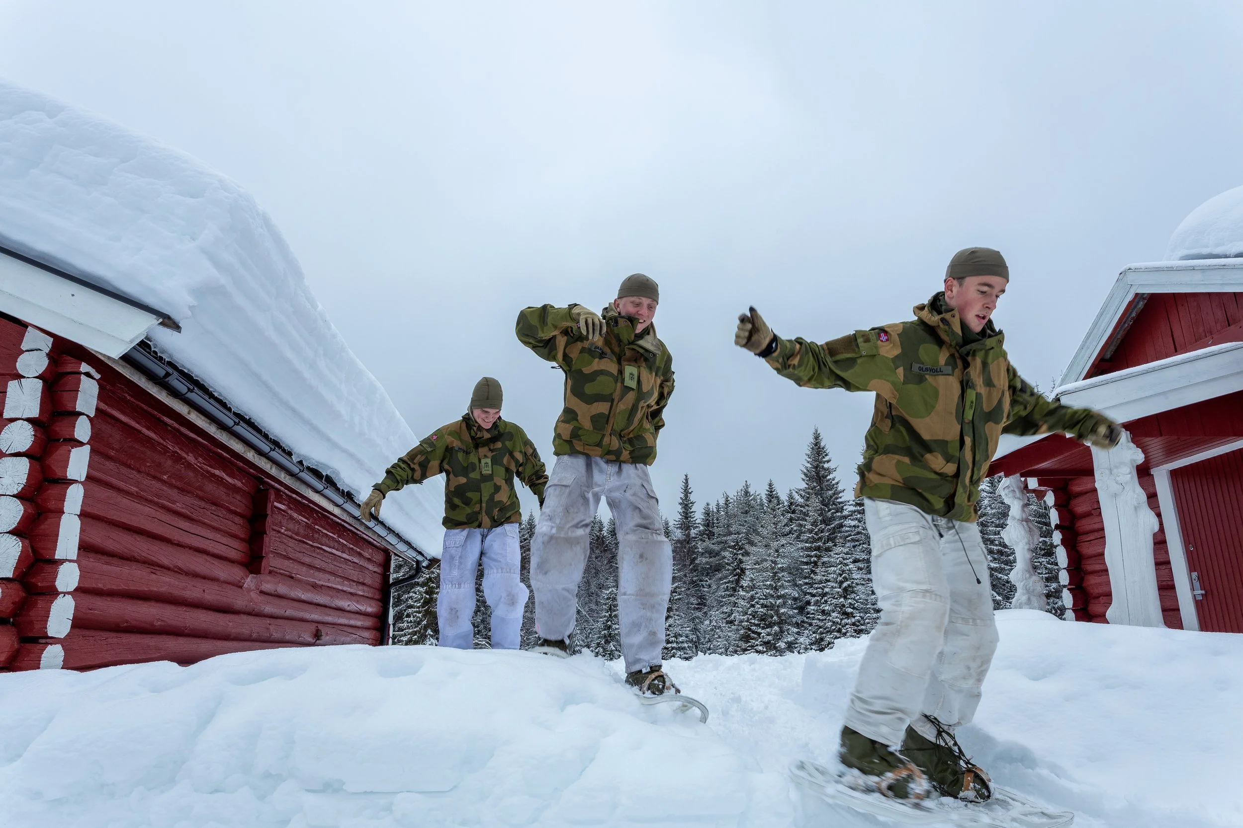 Norwegian army winter training