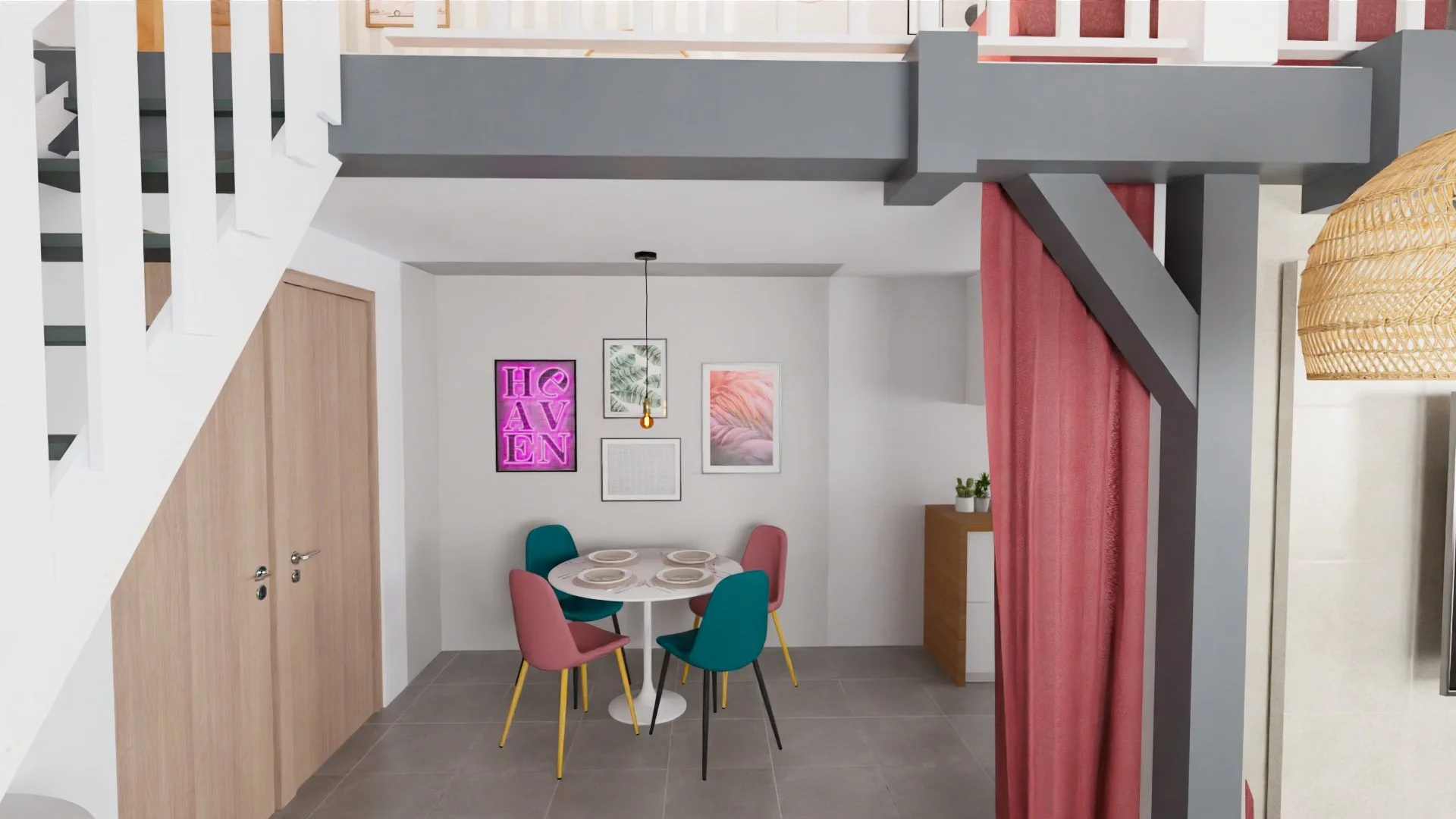 Rénovation d'un appartement à Forbach en Moselle par Marion Bur, décoratrice d'intérieur