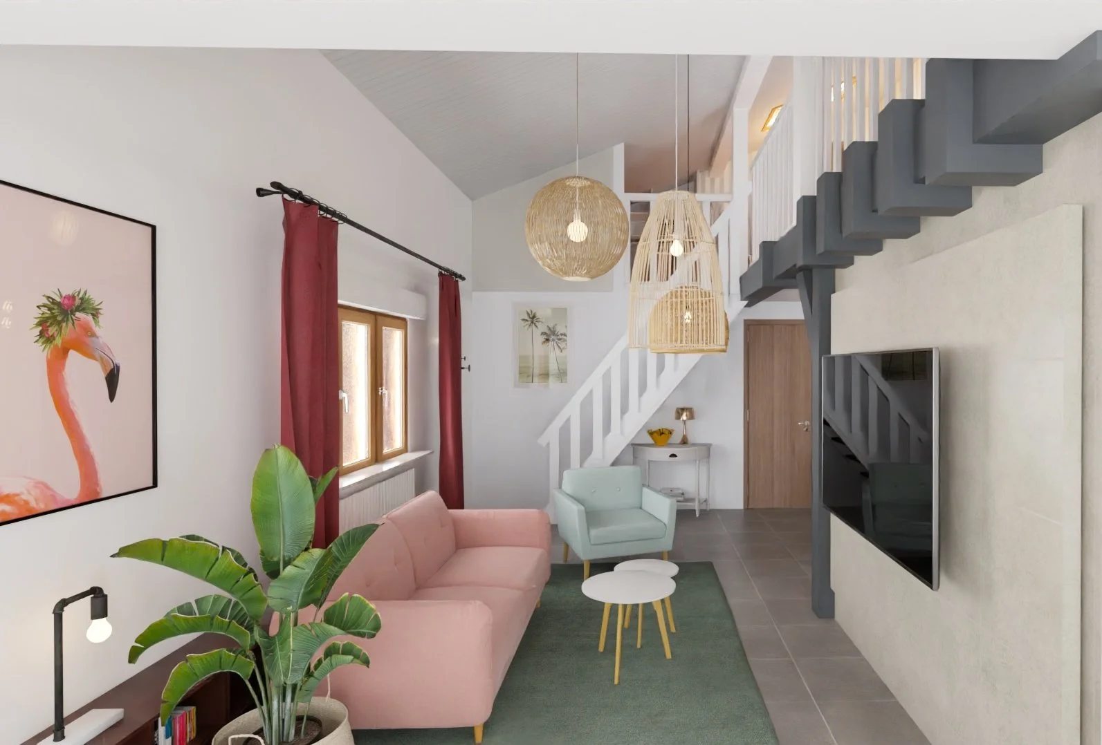 Rénovation d'un appartement à Forbach en Moselle par Marion Bur, décoratrice d'intérieur