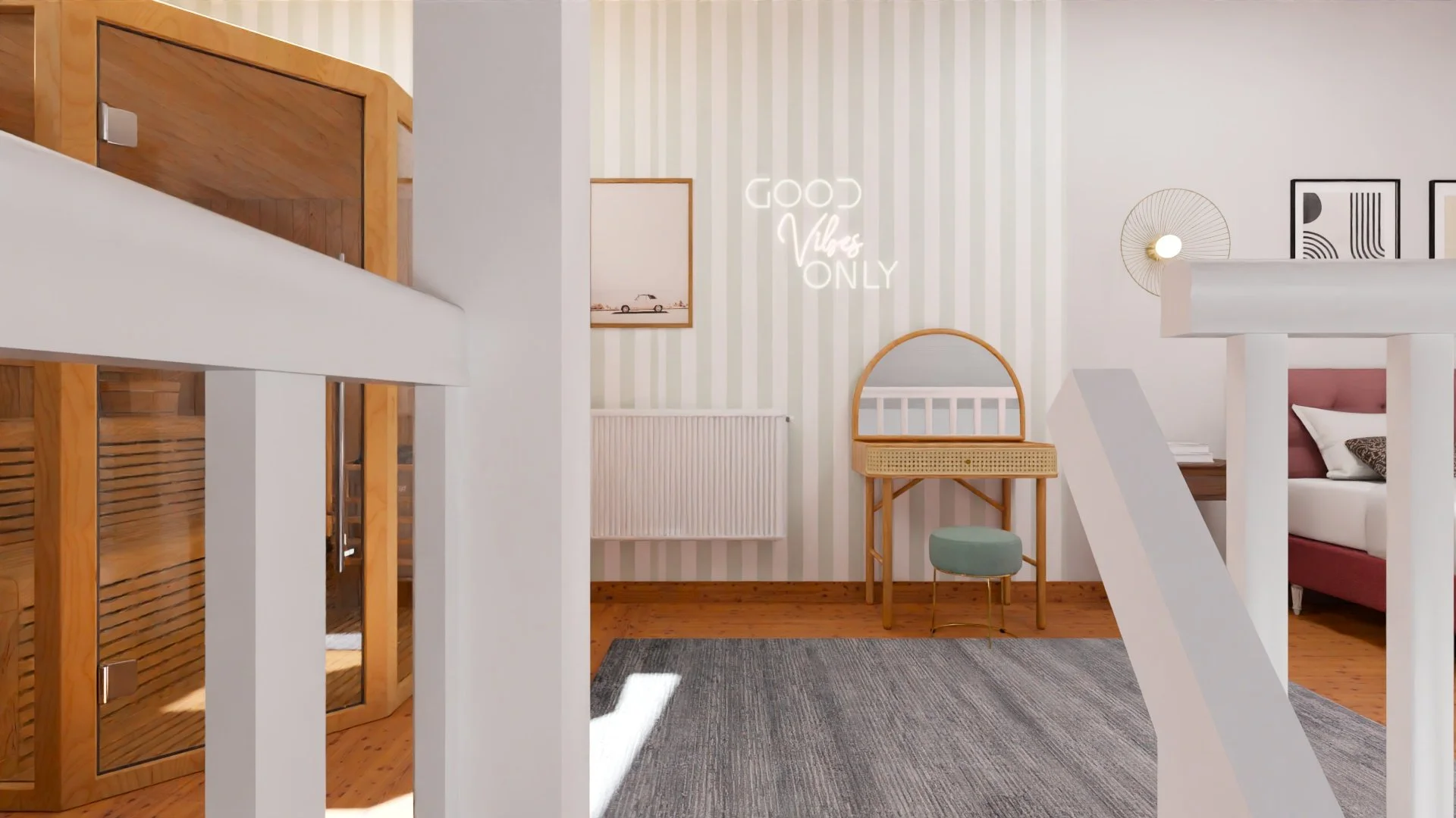 Rénovation d'un appartement à Forbach en Moselle par Marion Bur, décoratrice d'intérieur