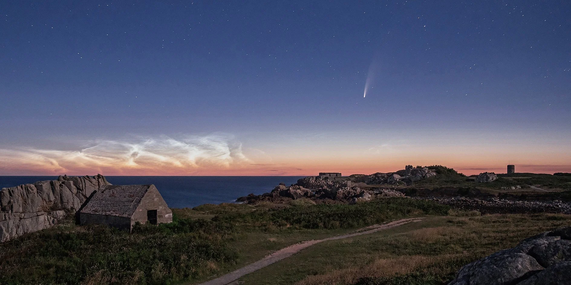 Comet Neowise & Noctilucent Clouds