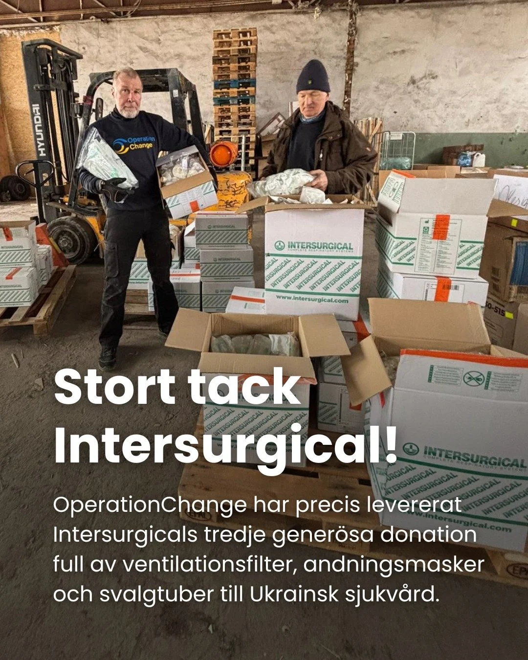 Tillg&aring;ngen p&aring; medicinsk f&ouml;rbrukningsmateriel &auml;r avg&ouml;rande f&ouml;r ukrainsk sjukv&aring;rd. 

Direkta attacker och h&ouml;ga patientfl&ouml;den g&ouml;r att f&ouml;rr&aring;den snabbt f&ouml;rbrukas. 

Tack vare gener&ouml;