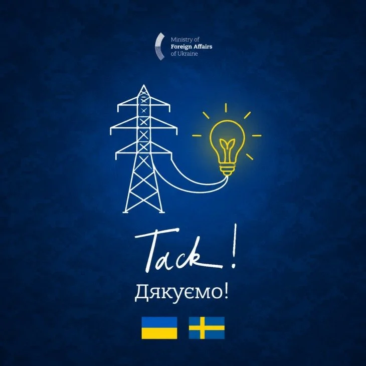 N&auml;r Ryssland forts&auml;tter att rikta attacker mot Ukrainas energiinfrastruktur &auml;r st&ouml;det till landets energisystem bokstavligen livsavg&ouml;rande.

Sveriges nya energist&ouml;d p&aring; 211 miljoner kronor &auml;r en del av en av v&