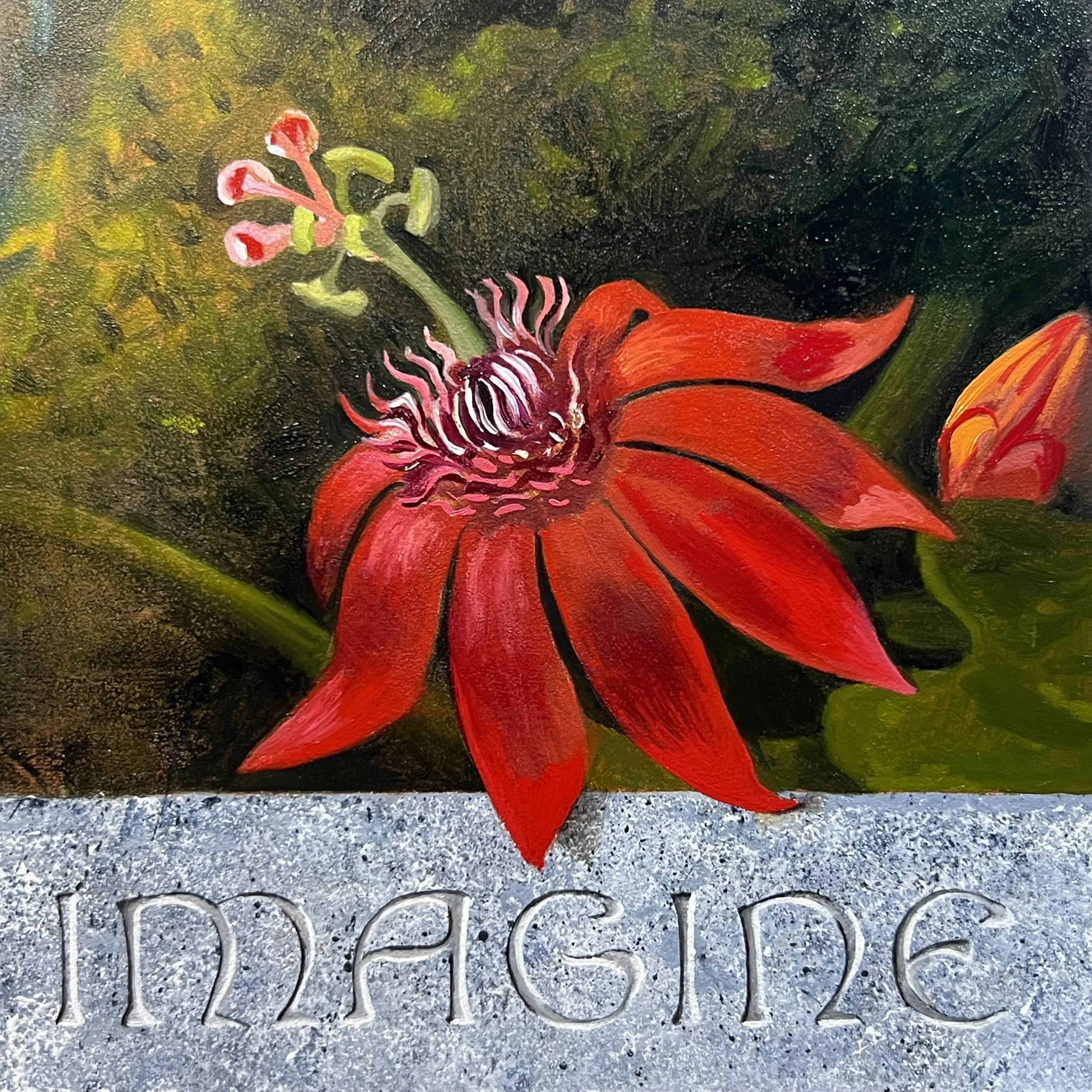 "Imagine" Passion Flower after Heade