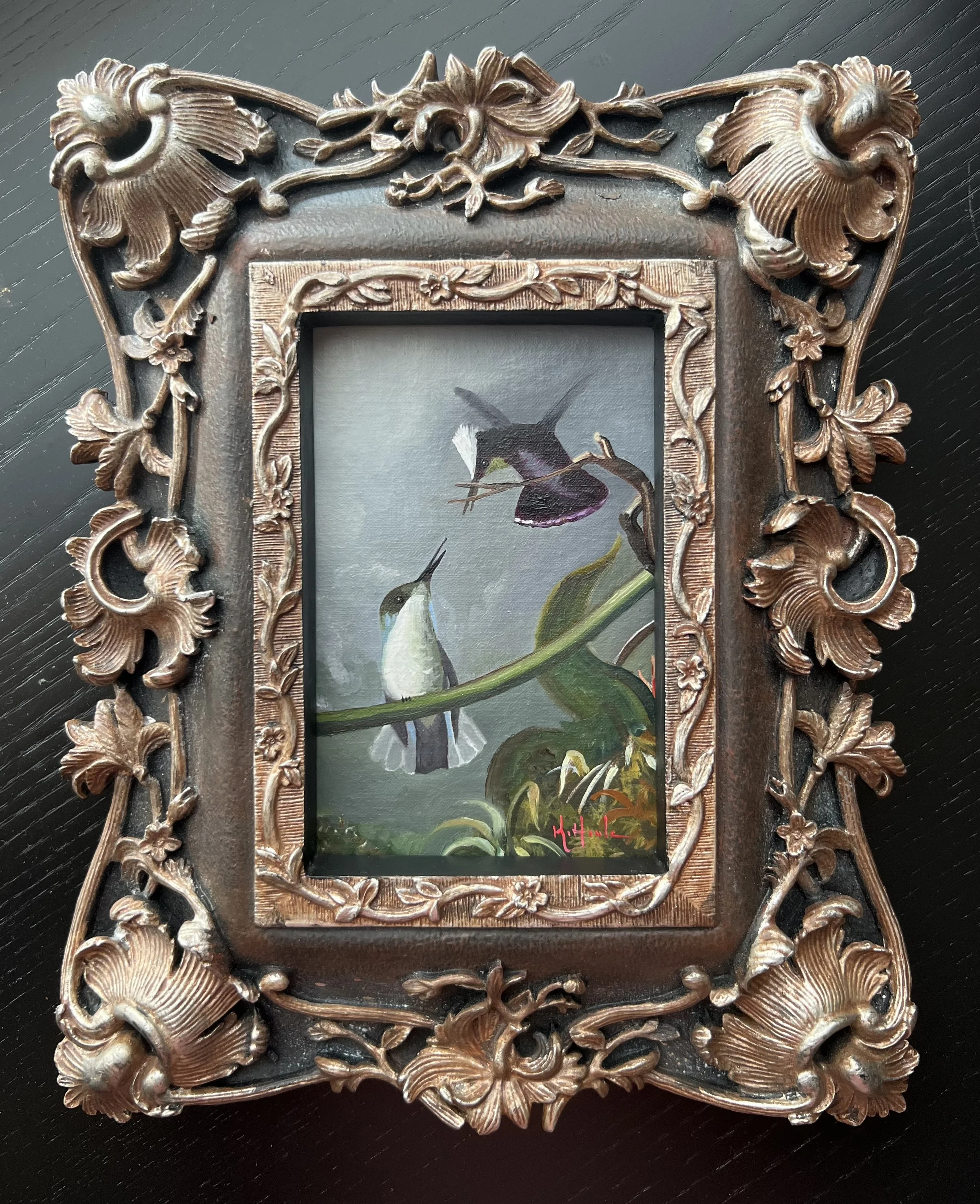 Two Hummingbirds after Heade