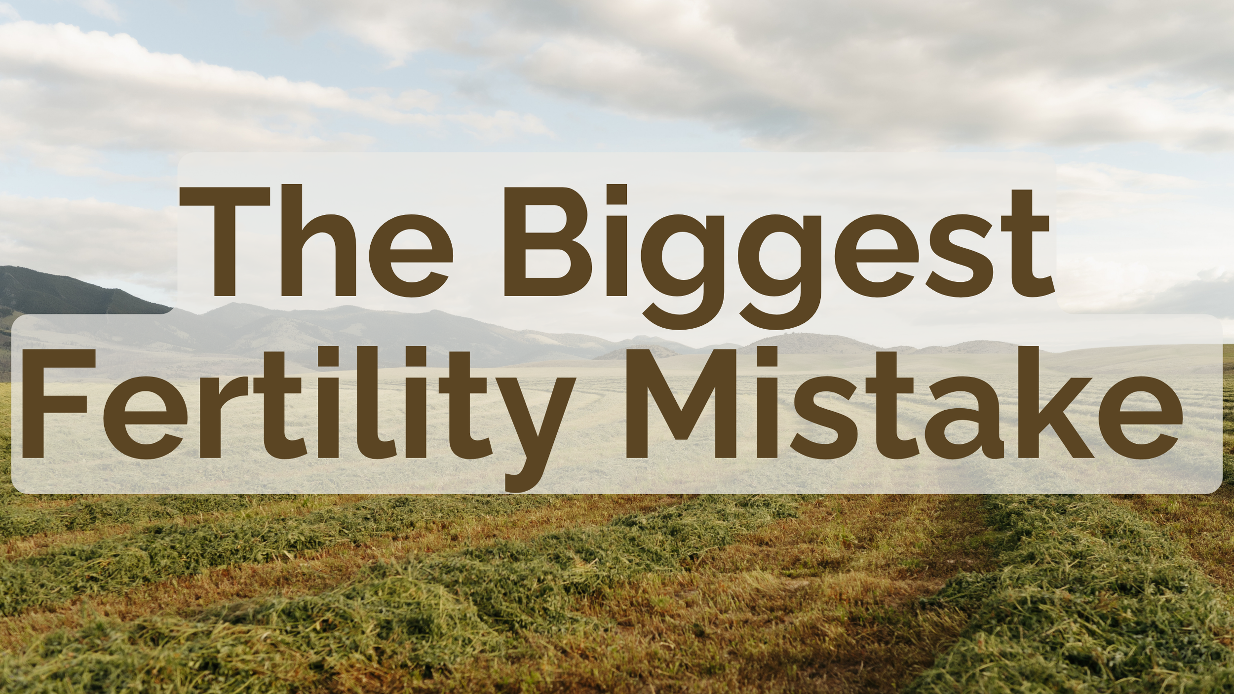 The Biggest Fertility Mistake Women Make Before Pregnancy