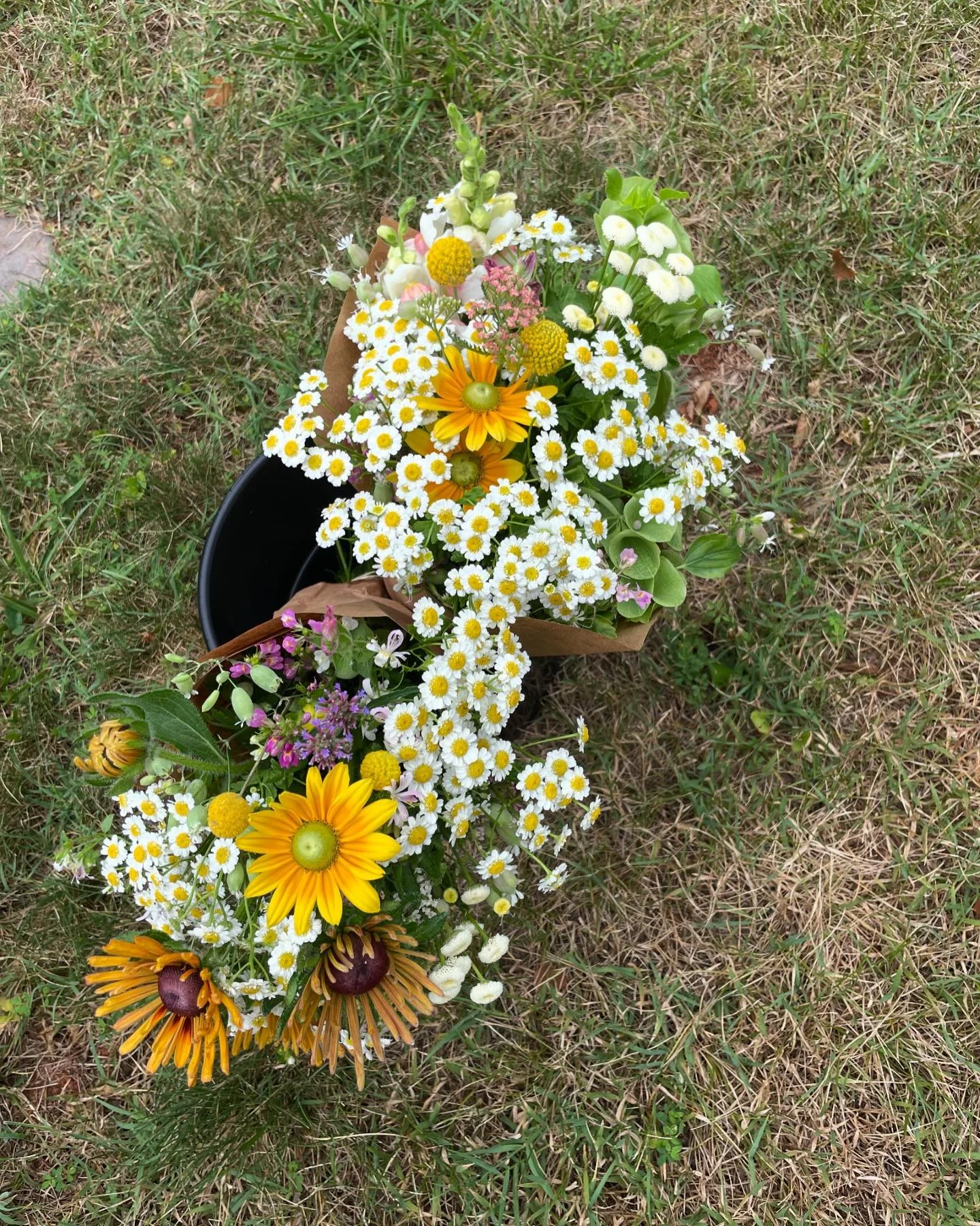 We have happy summer bouquets available for your 4th of July weekend! Send us a message to get your bouquet of lovingly grown local flowers! 💐