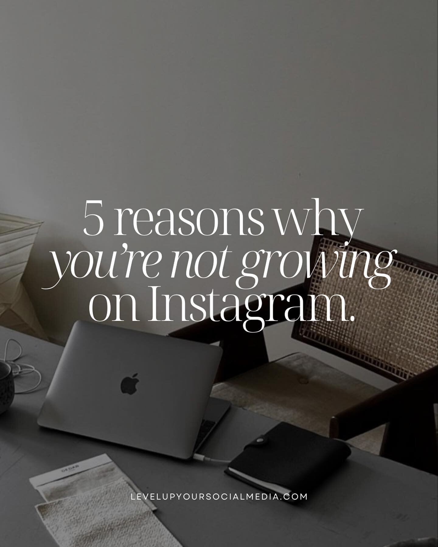 5 Reasons Why You&rsquo;re Not Growing On Instagram 📲 Our FREE Algorithm Alchemy workshop was crafted to help you transform your Instagram by tapping into the magic of the algorithm! 💫 ⁠
⁠
In this transformative 30 minute online workshop, you will 