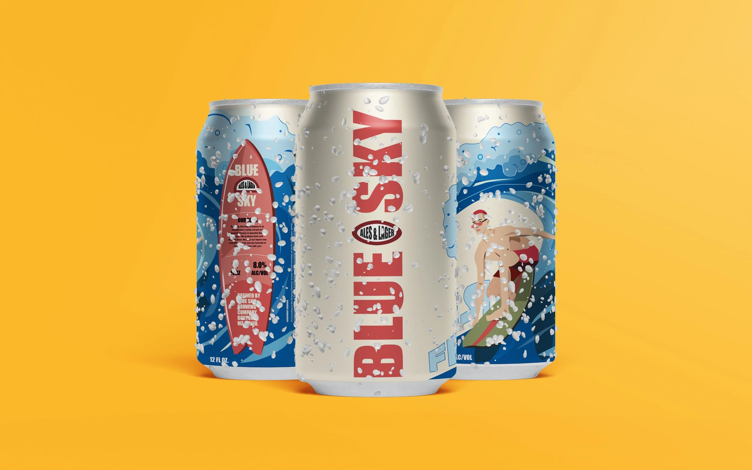 Blue Sky Brewing Co.｜精釀啤酒包裝設計