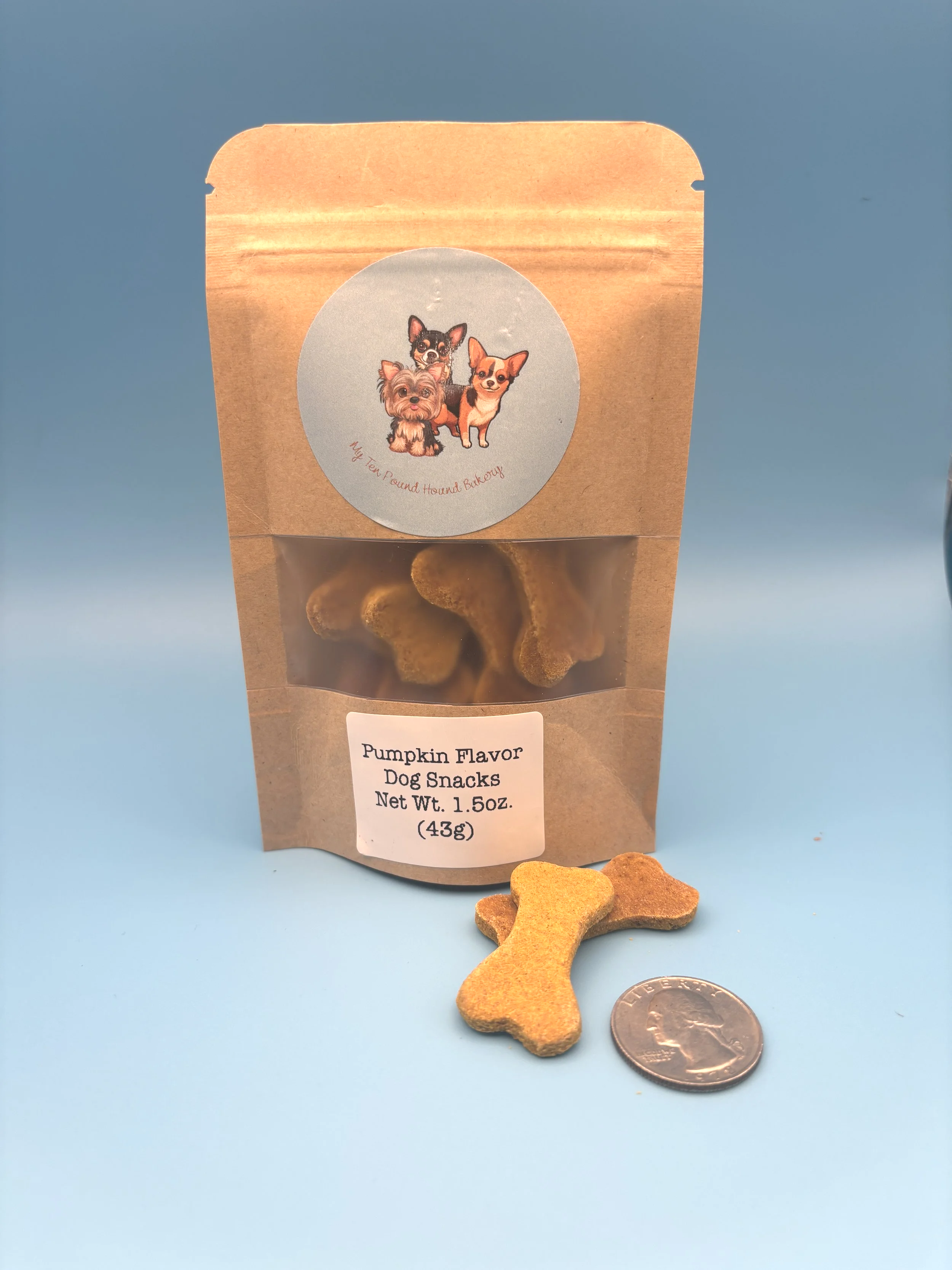 Pumpkin Flavor Dog Snacks-Bone