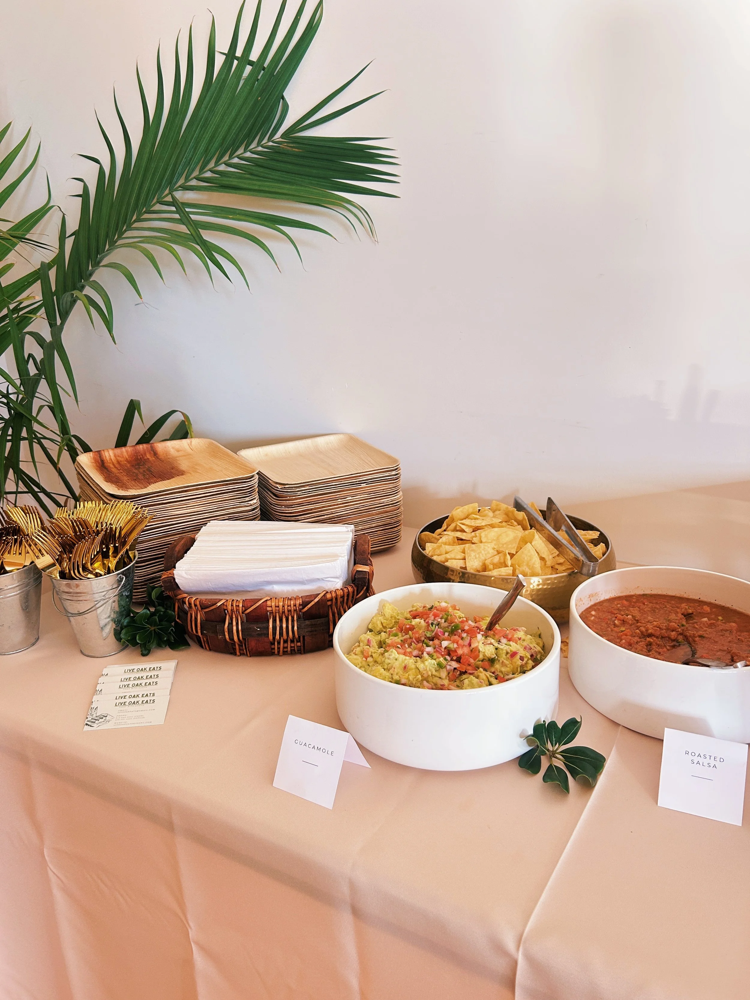 Buffet setup