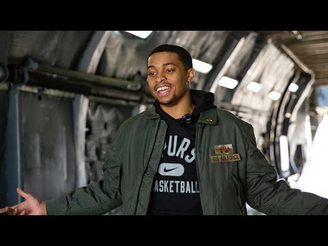 San Antonio Spurs Keldon Johnson Visits Lackland US Air Force Base, Flies C-5 Flight Simulator