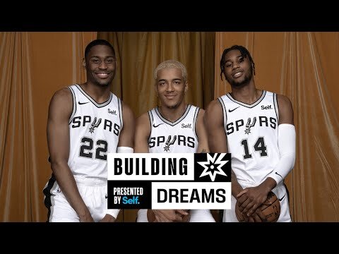 Ep 1: #BuildingDreams | San Antonio Spurs Jeremy Sochan, Malaki Branham, and Blake Wesley