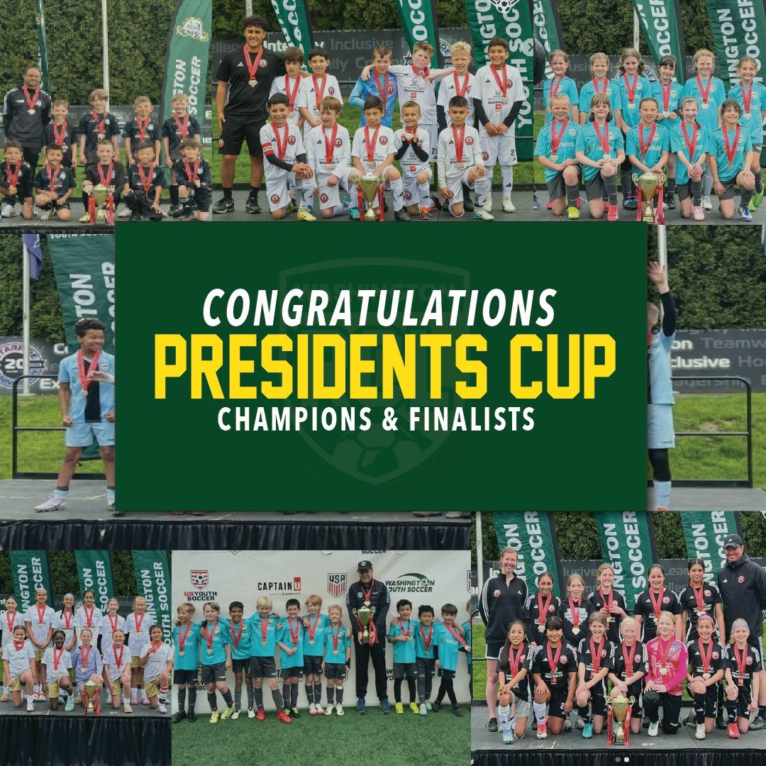 And of course our President's Cup winners! Congratulations everyone, hard work pays off 👏

 #rclwashington #RCL #rclsoccer #washingtonsoccer #soccer #soccerlife #athlete #statecup #finalists #washingtonyouthsoccer #champions #hardwork #presidentscup