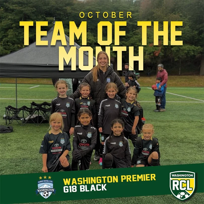And of course our Girls October Team of the Month, Washington Premier G18 Black! 👏

 #rclwashington #soccer #rclsoccer #RCL #washingtonyouthsoccer #washingtonsoccer #athlete #soccerlife #teamofthemonth #girlssoccer