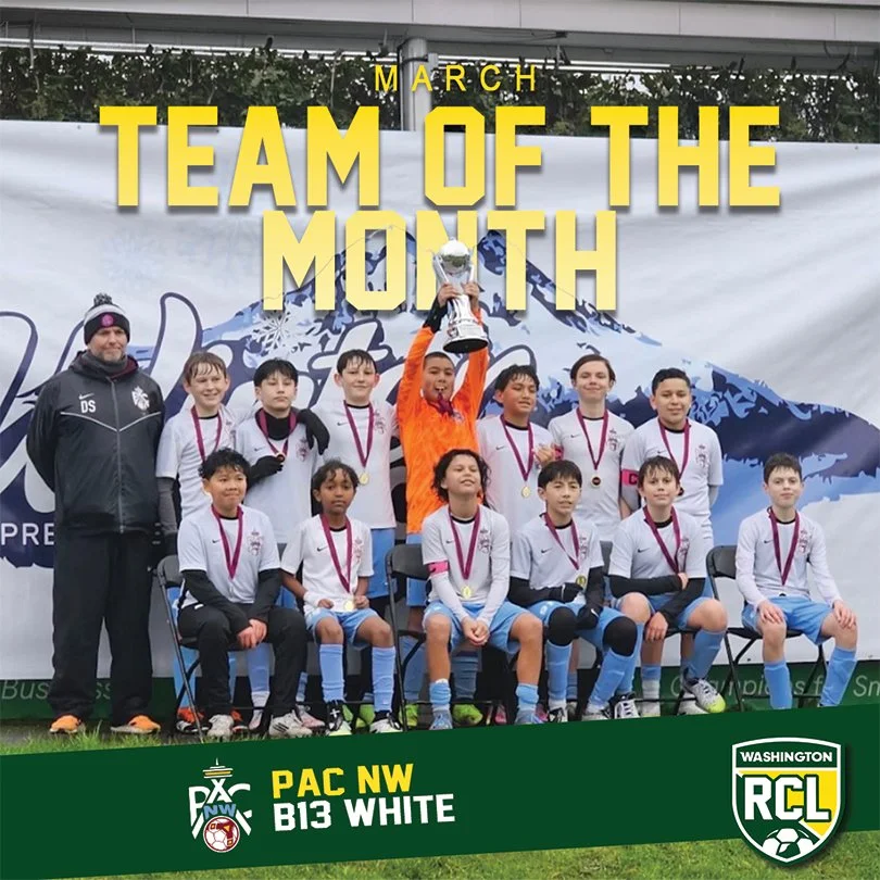 And of course, our Boys RCL Team of the Month, PAC NW B13 White 🙌⚽

 #teamofthemonth #boyssoccer #soccerlife #rcl #rclwashington #rclsoccer