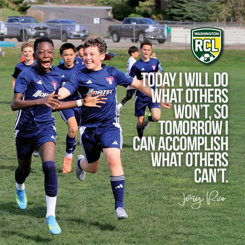 Happy Monday! State cup and Presidents Cup finals are coming up along with Tryouts and many other important events, there's no better time to stay motivated and keep working on your game ⚽

 #rclsoccer #rclwashington #soccerlife #rcl #boyssoccer #gir