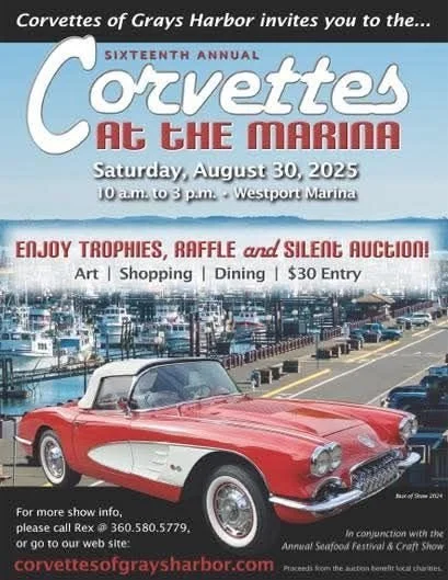 Corvettes at the Marina
