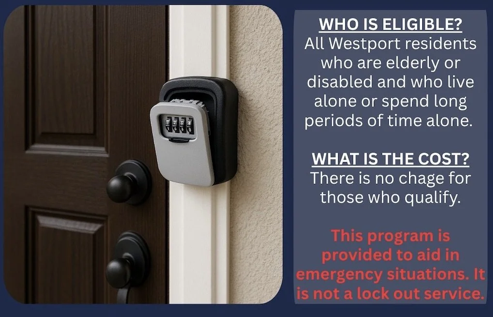 Westport Police Department Launches Residential Lock Box Program