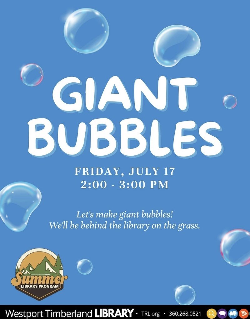 Giant Bubbles at the Westport Library