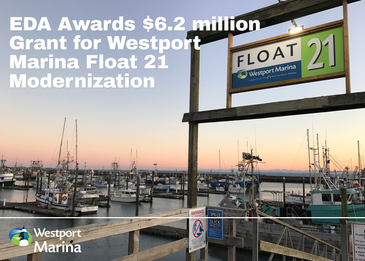 EDA Awards $6.2 Million Grant for Westport Marina Float 21 Modernization&nbsp;&nbsp;
