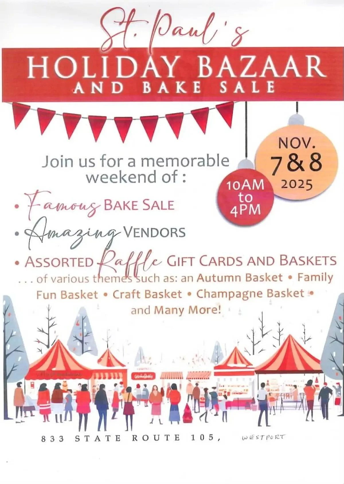 St. Pauls Holiday Bazaar and Bake Sale